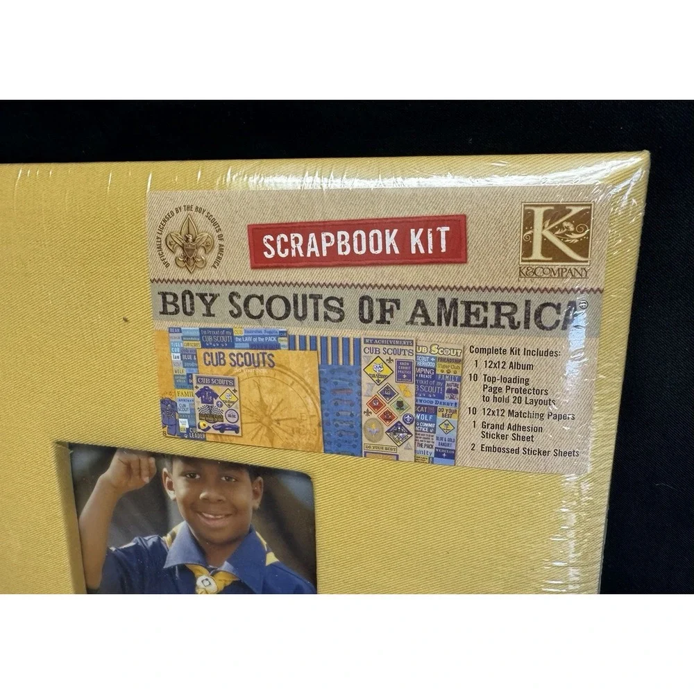 Boy Scouts of America K & Company Scrapbook Kit 85+ pieces~NEW